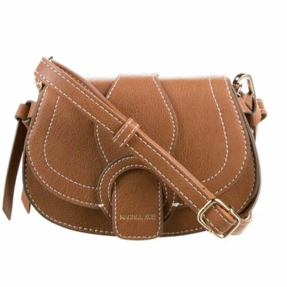 Rachel Zoe Brown Edessi Vegan Leather Crossbody Belt Bag